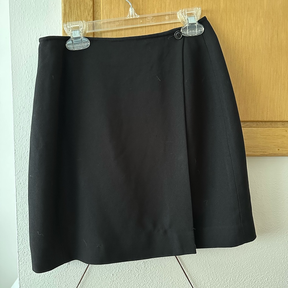 Vintage Preview Collection Black Wrap Mini Skirt